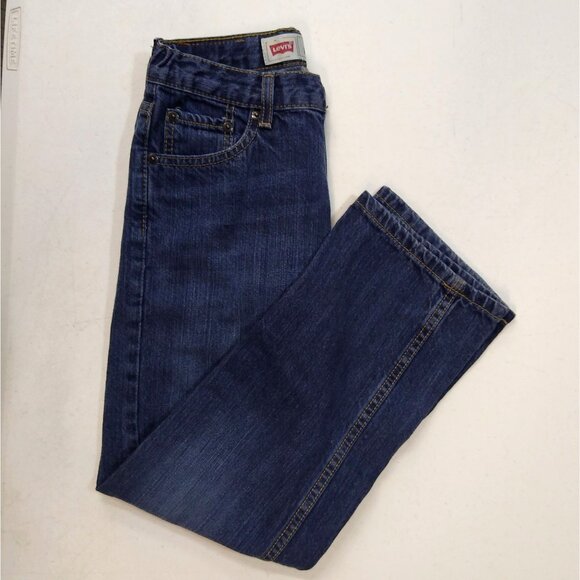 Levi Strauss 505 Women's 10 Reg 25x25 Low Rise Straight Leg Adjustable Waist EUC - Picture 8 of 12